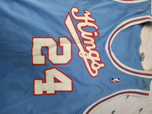 Mitchell Ness Hardwood Classic Reggie Theus 24 Sacramento Kings NBA Jersey Sz 52 - Picture 4 of 9