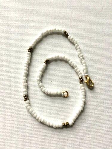 Handmade Seed Beads Ankle Bracelet Anklet Barefoot Foot Chain Hippy Love Beach - Picture 14 of 23
