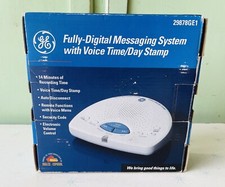 Vintage GE 29878GE1 Fully Digital Messaging System with Voice Time/Day Stamp