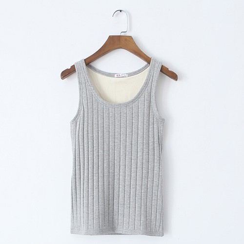Winter Women Warm Solid Fleece Sleeveless Tank Top Underwear Thermal Vest M-2XL| - Picture 19 of 20