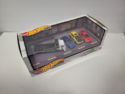 2023 Hot Wheels Premium Set JDM Tuner Diorama Fleet Street Nissan