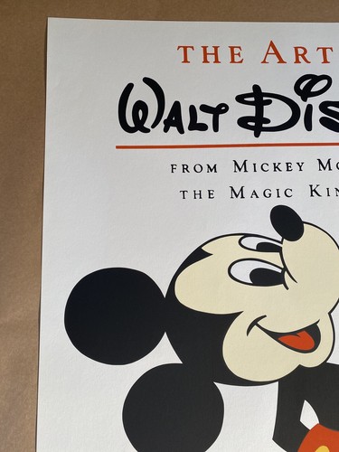 Mickey Mouse Lithograph Walt Disney Art Print Christopher Finch - Picture 4 of 7