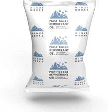 Plant-Based, Leak-Proof Cold Packs for Shipping Fresh or Frozen Food - 16oz