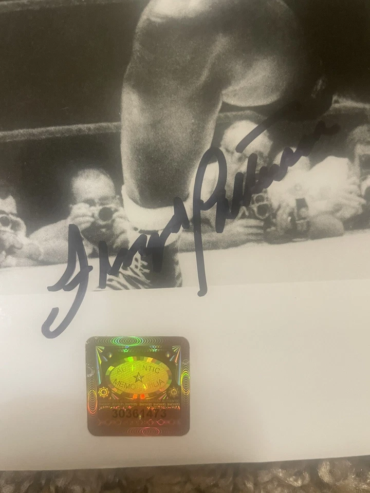 Ingemar Johansson & Floyd Patterson Signed Autographed 8x10 Boxing Photo w/ COA - Image 2 of 4