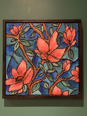 ''Mosaik'' LiBo Art Gallery Original Gemälde Acryl auf Leinwand gerahmt