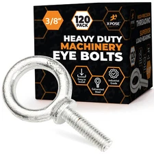 Xpose Safety Shoulder Eye Bolt 3/8"-16 x 1-14" - 120 Pack