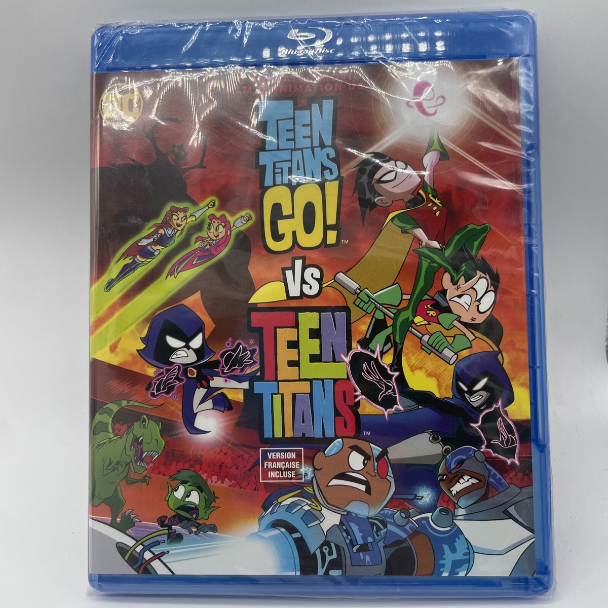 Teen Titans Go Vs Teen TitansDC Comics Blu ray New Sealed