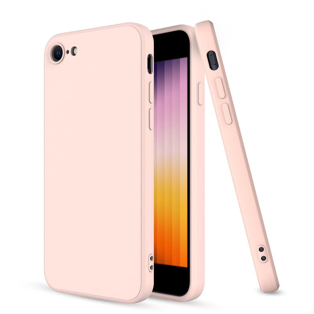 Phone Case For iPhone 7 8 SE 2nd 3rd 2022/2020 Liquid Silicone Screen Protector Phone Case For iPhone 7 8 SE 2nd 3rd 2022/2020 Liquid Silicone Screen Protector