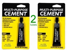 Multi-Purpose Leather Contact Cement (2) 2 tube 0.5 floz All Purpose Adhesive