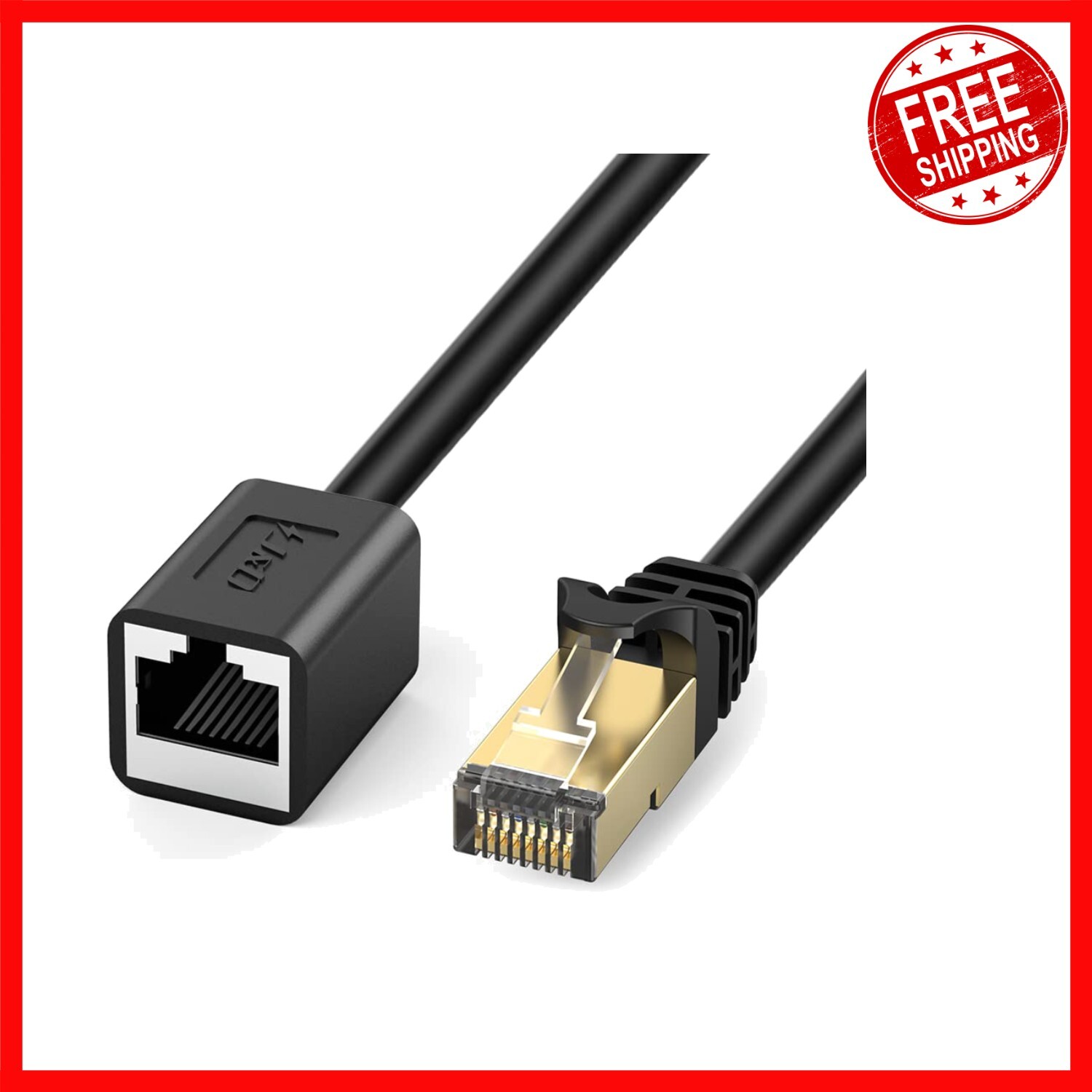 15ft High-Speed Gold Plated Cat6 Ethernet Cable for Fast Reliable Networking-image