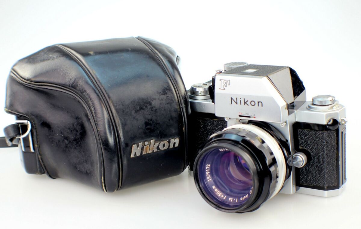 Nikon F1 35mm SLR Film Camera + 50mm F1.4 Prime Lens with Nikon F1 35mm SLR Film Camera + 50mm F1.4 Prime Lens with