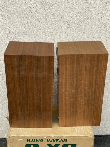 Coral BX-8A Stereo Speakers Fukuyo Sound Co Tested & Works MIJ MCM Vintage. - Picture 3 of 9