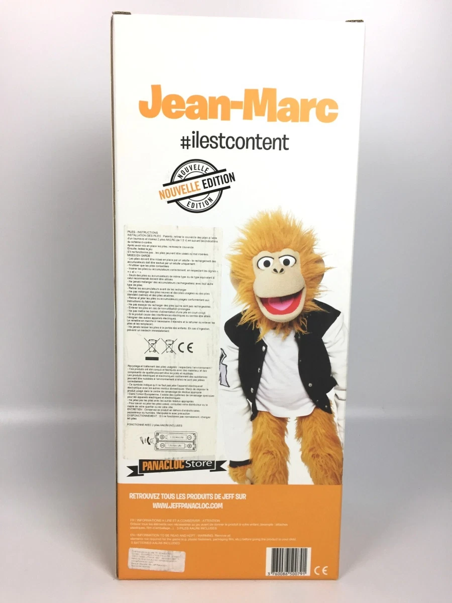 Peluche vocale Jean Marc 45 cm Jeff Panacloc - Intermarché