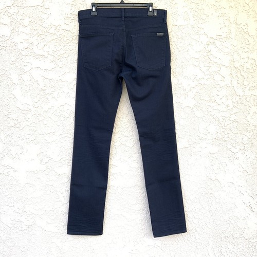 7 For All Mankind Rhigby Jeans 32x34 Straight Button Fly Slim Fit Minimalist USA - Picture 8 of 16