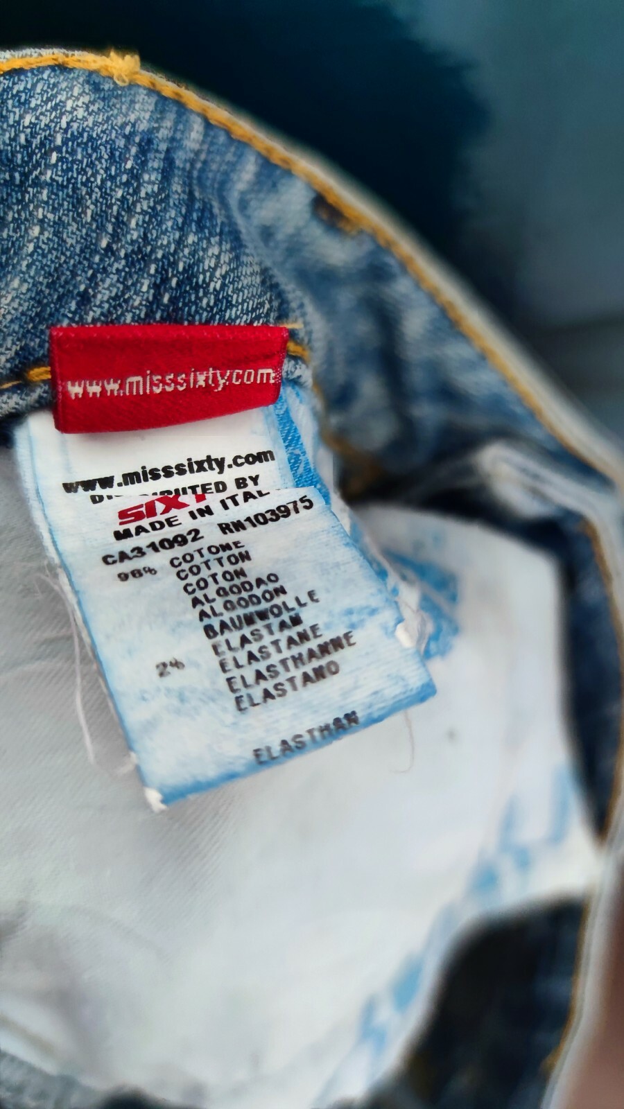 Купить Miss Sixty Blue Denim Short Hot 