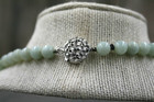 * Silver Snow Jade 25" Necklace with Butterfly Earrings 99.4g — photo 6