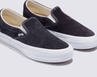 Vans Classic Slip-On premium MEN'S SNEAKERS BLACK VN000D5AEPW | eBay