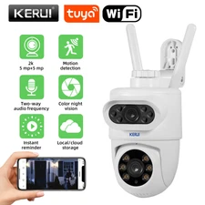 Dual lens security camera Wireless 10MP HD WiFi IP PTZ Home outdoor camera