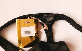 AGENT PROVOCATEUR SOIREE MARCELLA LEATHER BRA 32C & THONG SIZE 2 NWT RRP &pound;620