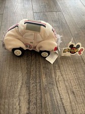 Vintage Disney Store 6" Herbie the Love Bug Racing 53 Mini Bean Volkswagon NWT