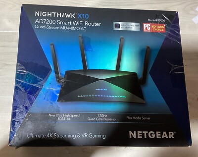 NETGEAR Nighthawk X10 AD7200 BRAND NEW Router (R9000-100NAS)