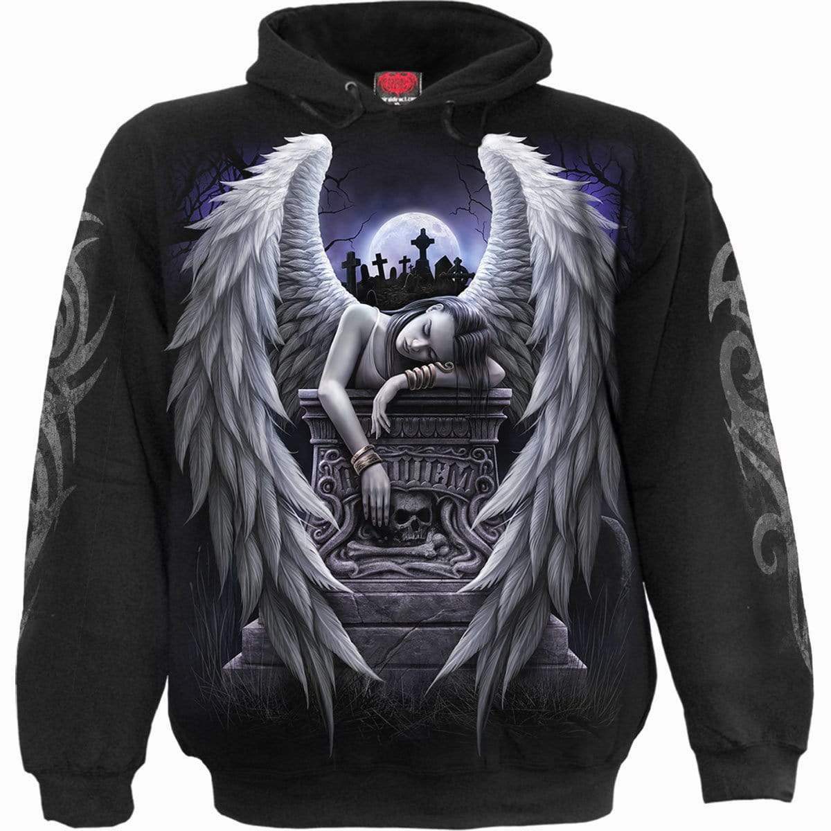 spiral direct inner sorrow gothic girl men double graphic
