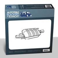 EndschalldäMpfer für Ford Fiesta 1.6I 16V 7/01-11/01