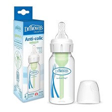 Dr. Brown s Anti Colic Bottles Newborn Feeding Set Slow Flow Narrow Neck 4 Oz.