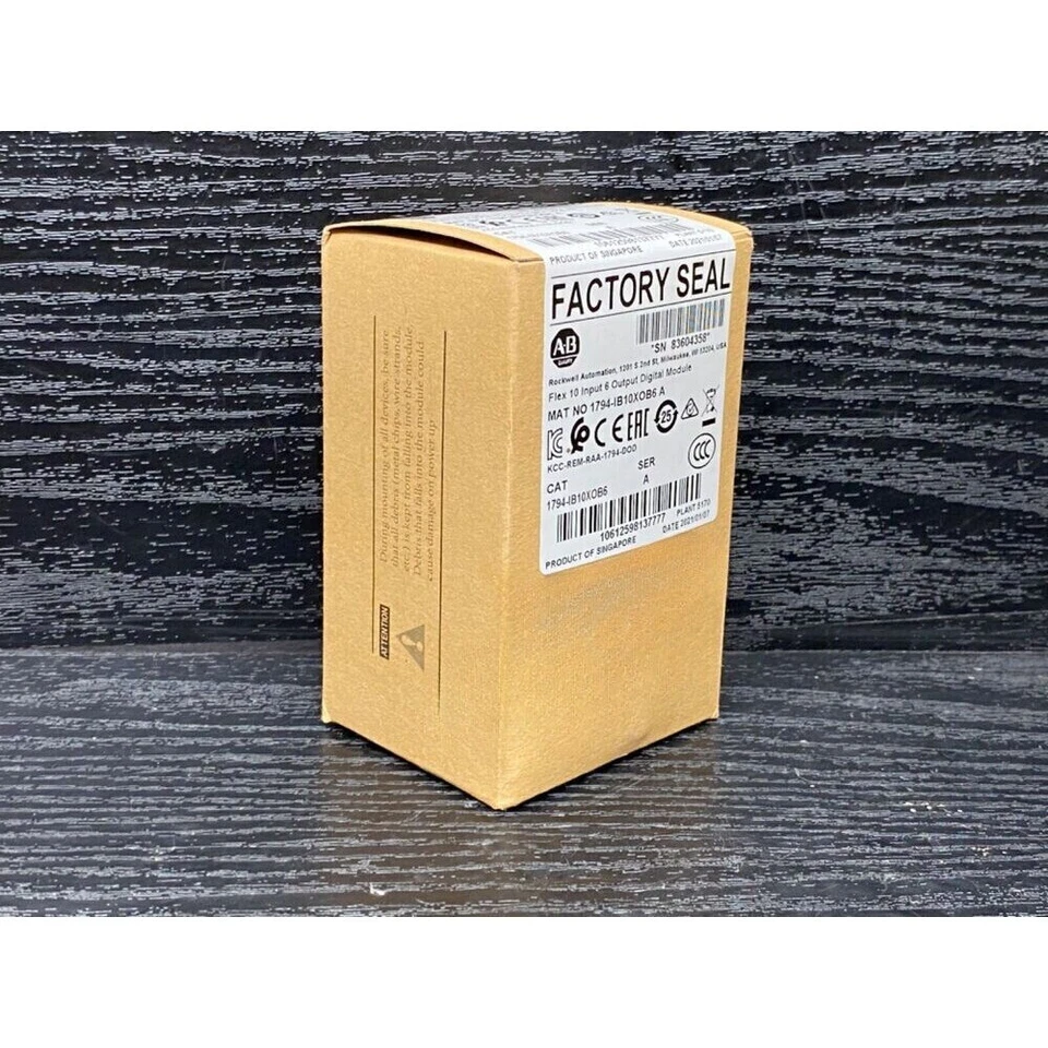 New Sealed 1794-IB10XOB6 A Flex I/O 24VDC Sink Input / Source Output US Free Tax - Image 4 of 4