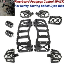 For Harley Footboard Foot Pegs Floorboards Shifter Peg Pedals Softail Road Glide