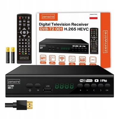 Zenwire DVB-T2 HEVC Receiver Full HD USB HDMI