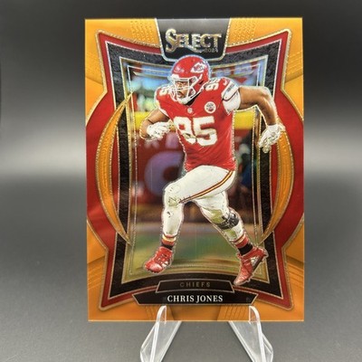 2024 Panini Select Concourse Orange Prizm /49 Chris Jones #19