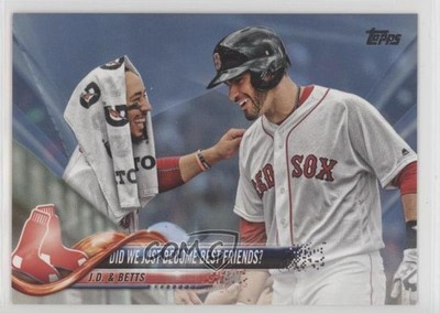 2018 Topps Update Father's Day Powder Blue 27/50 Mookie Betts JD Martinez 5x0