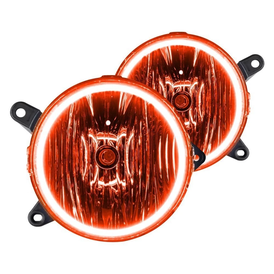 LED Fog Lights Halo Ring Lights Amber For Select 2013-2014 Ford Mustang Foto 2 de 4