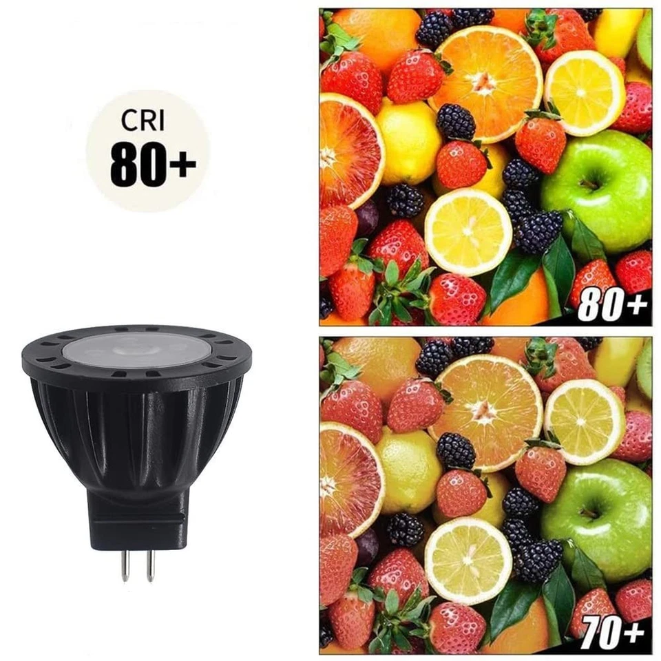 Cast Aluminum MR11 GU4.0 LED Bulb 2.5Watt,Equivalent to 20Watt Halogen Bulb W... - Image 2 of 4