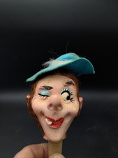 Ancien bouchon de bouteille vintage tête de femme humoristique 1950 bar bistro 