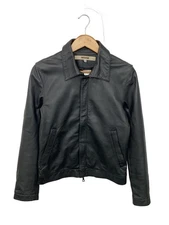 Factotum Leather Jacket Blouson/46/Sheep Leather/Blk/0128817 3712