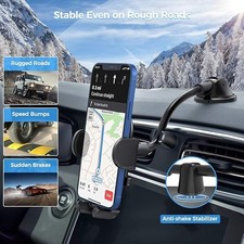 Car Windshield Mount Cradle Holder Stand GPS for Cell Phone Universal 360