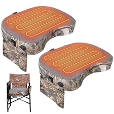  2 Pcs Tree Stand Hunting Heated Seat Cushion Portable Waterproof Hunting Seat 