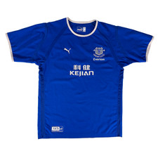 EVERTON FC 2003/04 PUMA home Football Shirt S 34 England Vintage Soccer Jersey