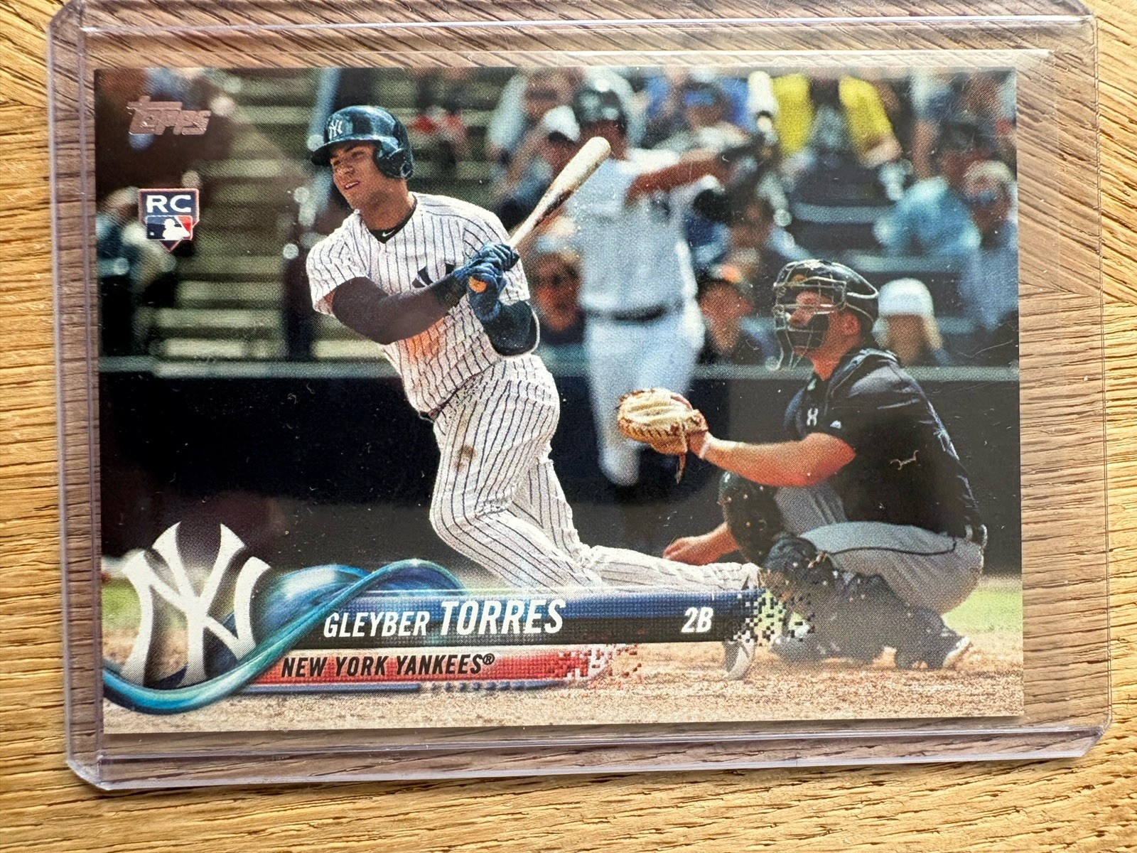 2018 Topps Series 2 Gleyber Torres RC 699 SP Rookie Yankees Variation