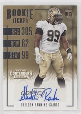 2016 Panini Contenders Rookie Ticket Sheldon Rankins #151 Auto et6