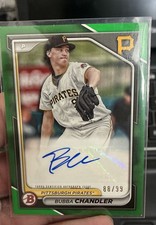 2024 Bowman - Paper Prospect Retail Autographs Bubba Chandler #PPRA-BC Green...