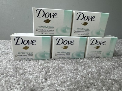 LOT of 5 Dove Bar Sensitive Skin 1oz Soap Travel Size