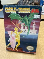 BOX & GAME Castle of Dragon NES Nintendo