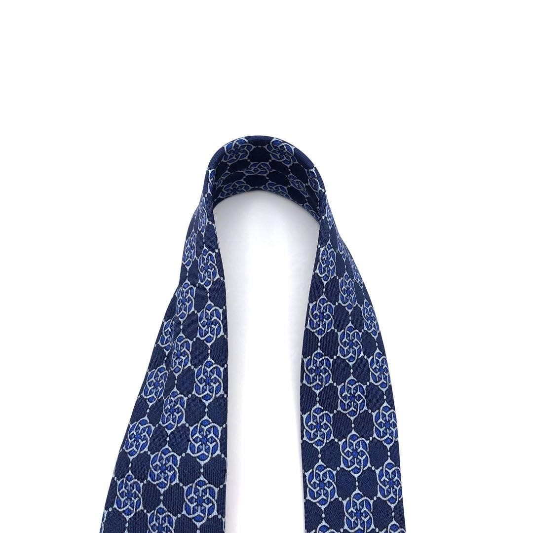 HERMES Geometric Tie Hexagonal pattern - image 7