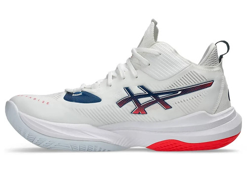 Zapatos de voleibol ASICS METARISE 2 1051A089 101 blanco índigo niebla EE. UU. 8 - 15 nuevos - Imagen 10 de 24