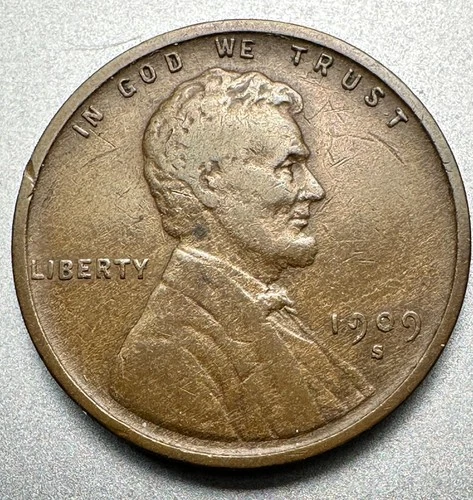 1909-S  VDB  LINCOLN CENT  VF   KEY DATE OF THE SET  #1472