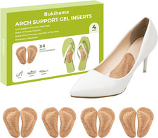 Arch Support Shoe Inserts  Insoles - Gel Arch Inserts for Flat Feet, Plantar F