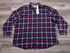 NEW Tommy Bahama Canyon Beach Flannel Men's Size 3XLB Cozy Check Shirt